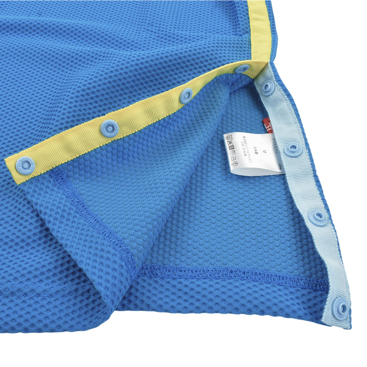 【Ritmo Latino MILANO】2025ss レディース モック半袖シャツ メッシュ BLUE (RLT-RL01)