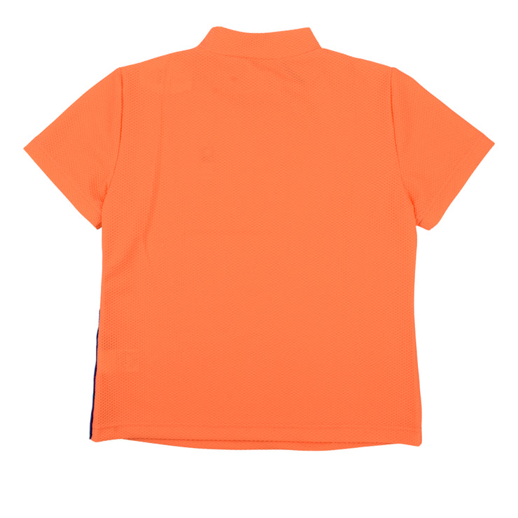 【Ritmo Latino MILANO】2025ss モック半袖シャツ メッシュ ORANGE (RLT-RL01)