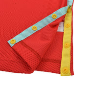 【Ritmo Latino MILANO】2025ss モック半袖シャツ メッシュ RED (RLT-RL01)