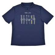 【Ritmo Latino MILANO】2025ss 半袖ポロシャツ NAVY (RLT-RL02)