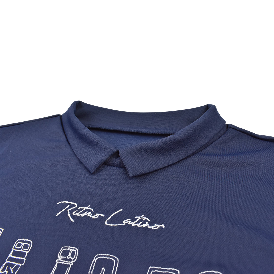 【Ritmo Latino MILANO】2025ss 半袖ポロシャツ NAVY (RLT-RL02)