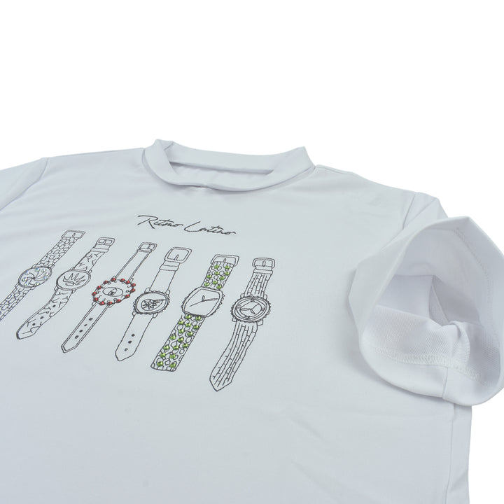 [Ritmo Latino MILANO] 2025SS Short Sleeve Polo Shirt WHITE (RLT-RL02) 