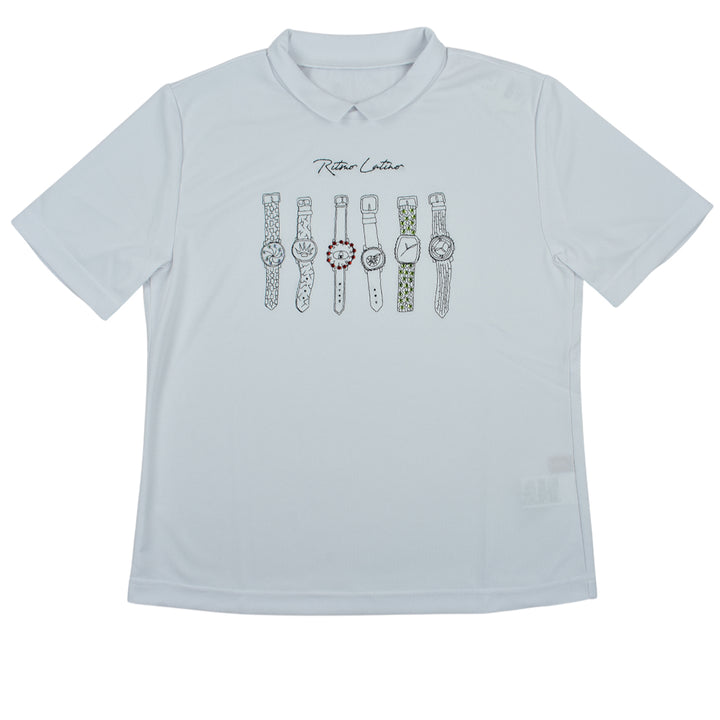 [Ritmo Latino MILANO] 2025SS Short Sleeve Polo Shirt WHITE (RLT-RL02) 
