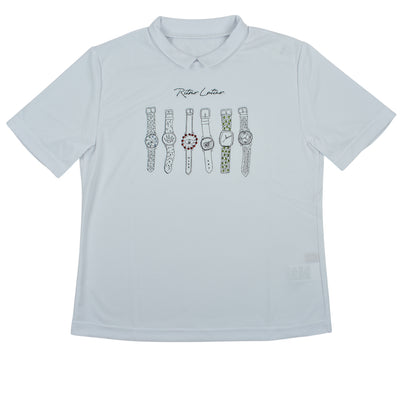 【Ritmo Latino MILANO】2025ss 半袖ポロシャツ WHITE (RLT-RL02)