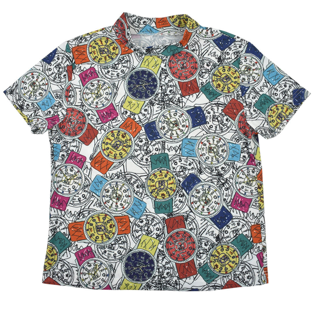 [Ritmo Latino MILANO] 2025SS Short Sleeve Mock Shirt WHITE (RLT-RL03)