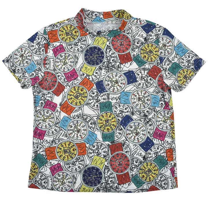 [Ritmo Latino MILANO] 2025SS Short Sleeve Mock Shirt WHITE (RLT-RL03)
