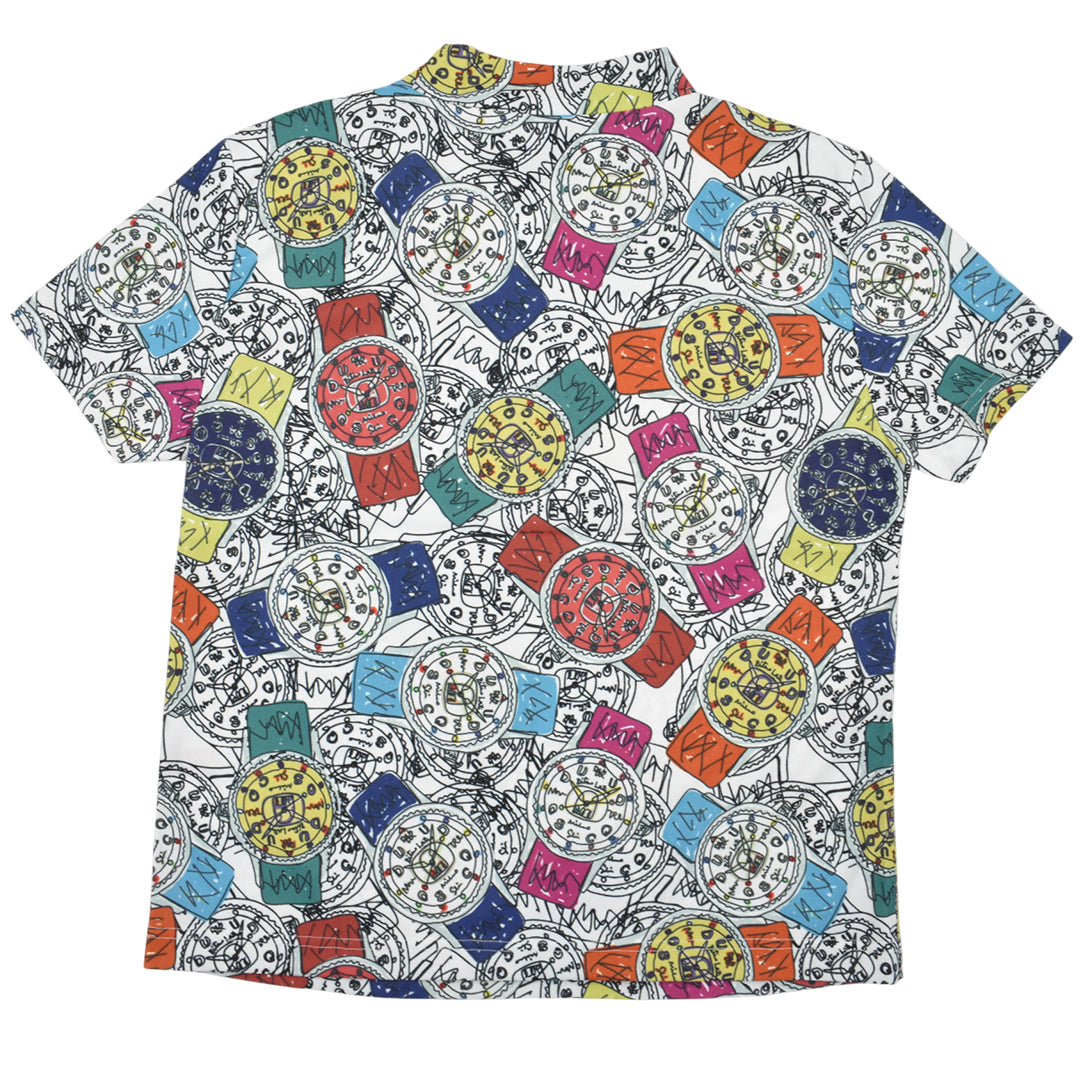 [Ritmo Latino MILANO] 2025SS Short Sleeve Mock Shirt WHITE (RLT-RL03)