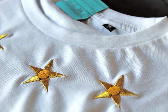 【B品】【INCSTARTEEWH】Tシャツ　STAR-TEE-WH
