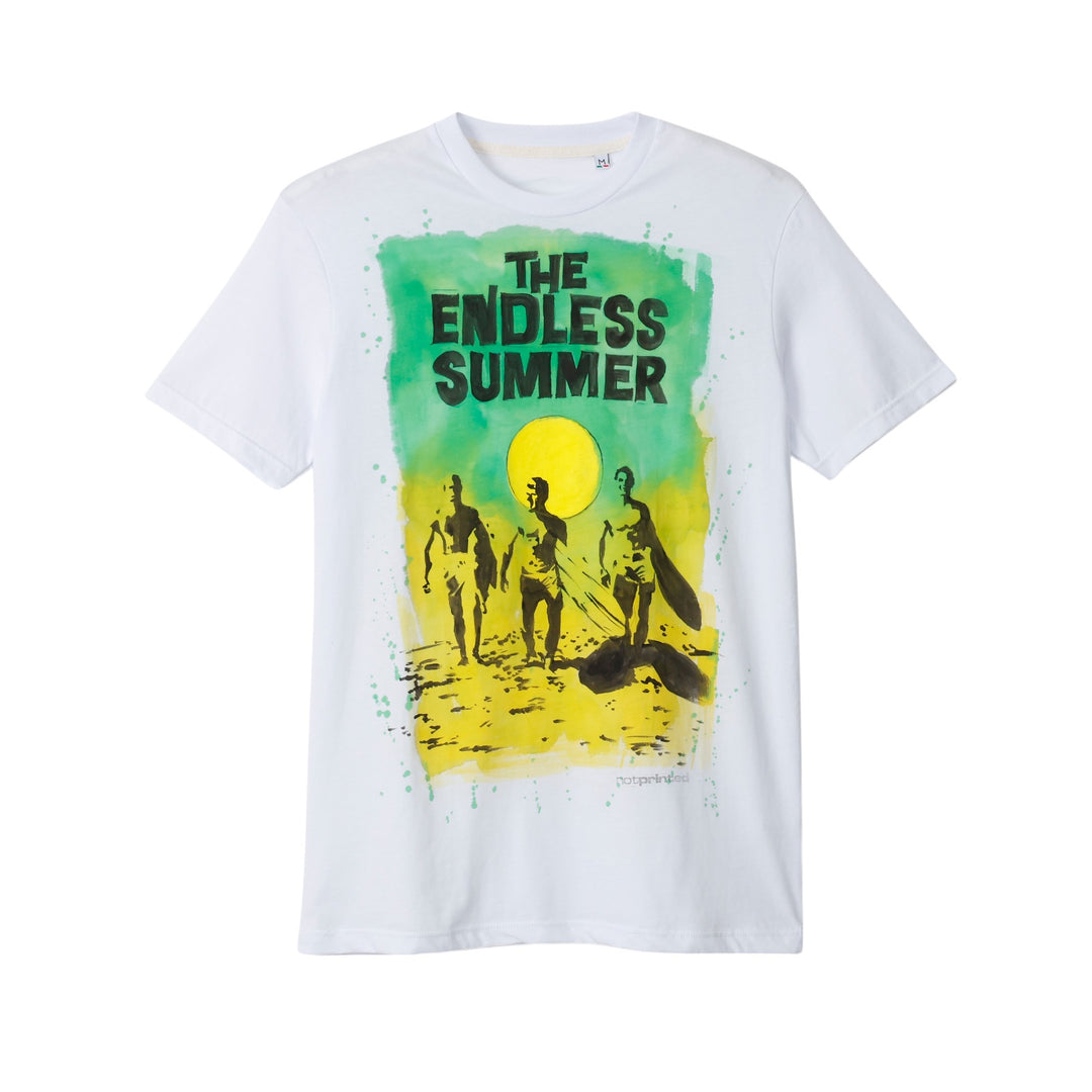 公式 NOT PRINTED T-shirt ENDLESS SUMMER WHITE M L XL