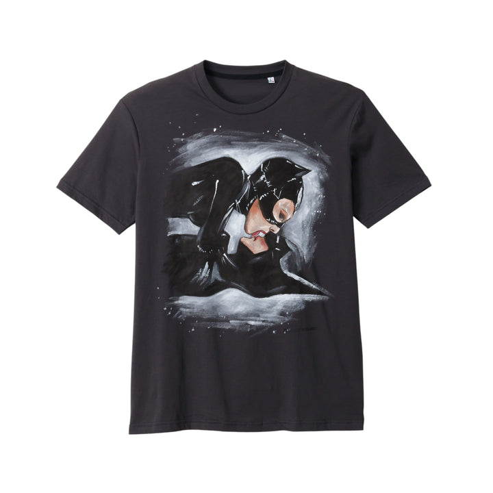 [NOT PRINTED] T-shirt CATWOMAN DARK GRAY (L) 