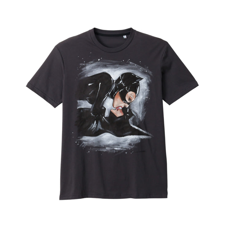 【NOT PRINTED】T-shirt CATWOMAN DARK GRAY (L)