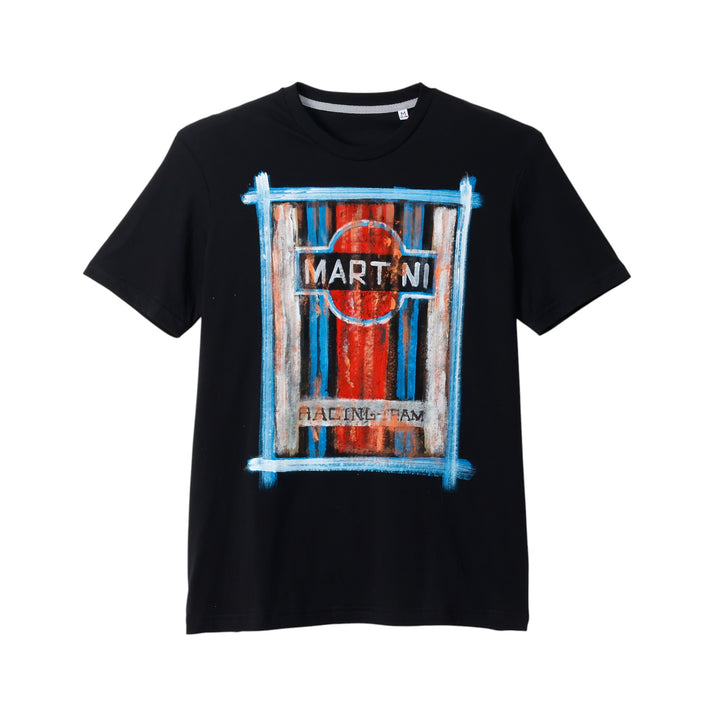 [NOT PRINTED] T-shirt MARTINI RACING BLACK (M)(L) 