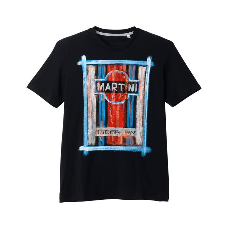 【NOT PRINTED】T-shirt MARTINI RACING BLACK (M)(L)