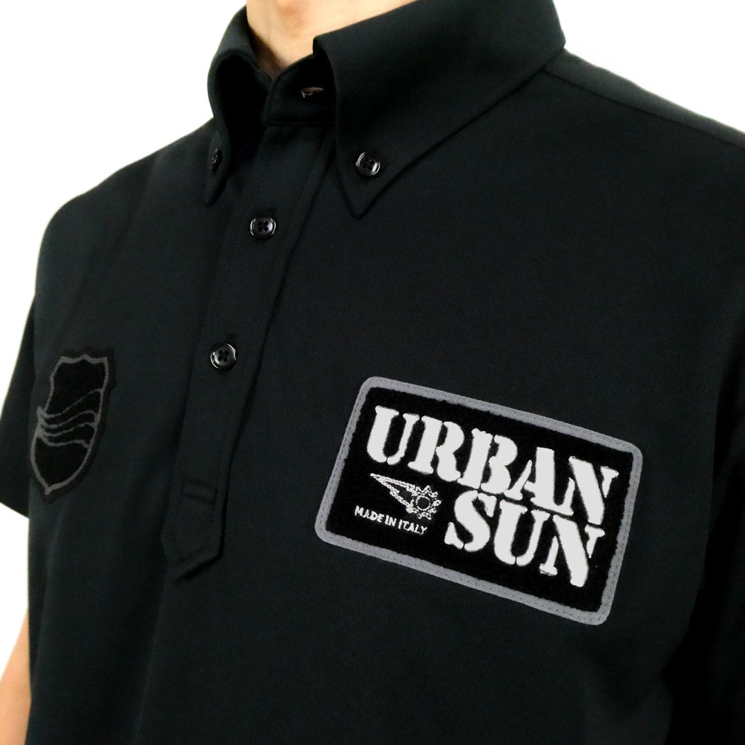 [URBAN SUN × muta] POLO BLACK