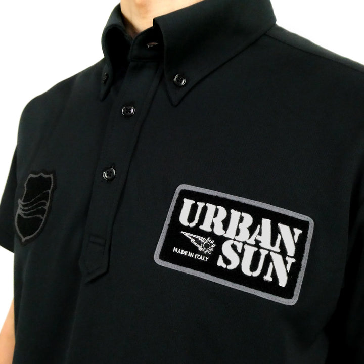 [URBAN SUN × muta] POLO BLACK