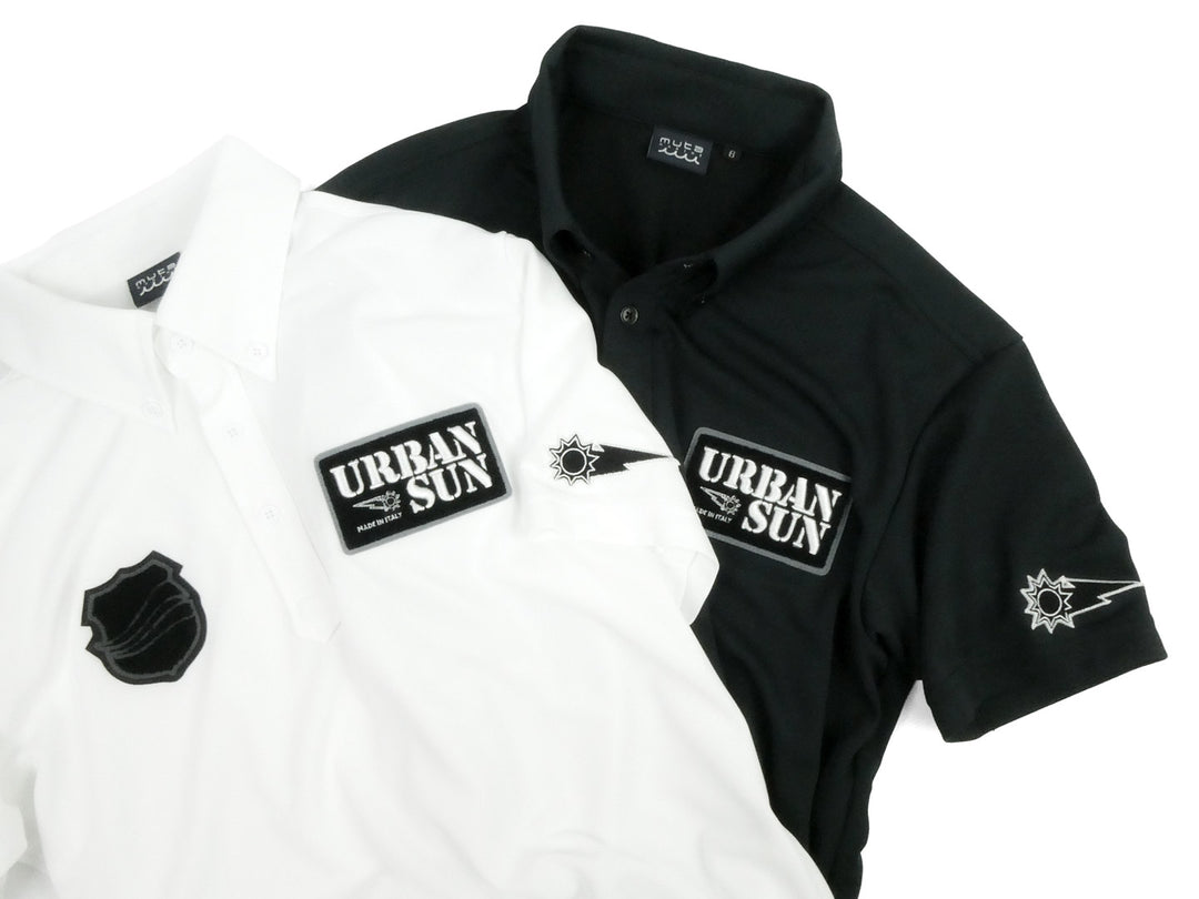 [URBAN SUN × muta] POLO BLACK