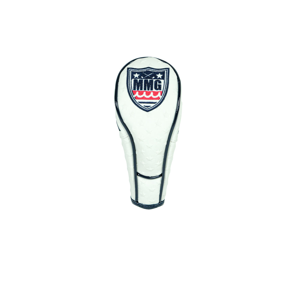 [L4K3]UTILITY WOOD HEAD COVER STAR WHITE MUTA