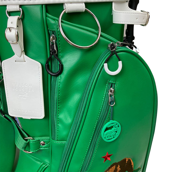 【Yellow Lobster】CADDY BAG U-LEATHER DANA POINT GREEN　(YL-CBSN105)
