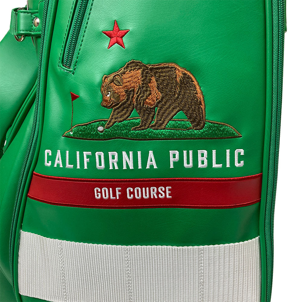 【Yellow Lobster】CADDY BAG U-LEATHER DANA POINT GREEN　(YL-CBSN105)