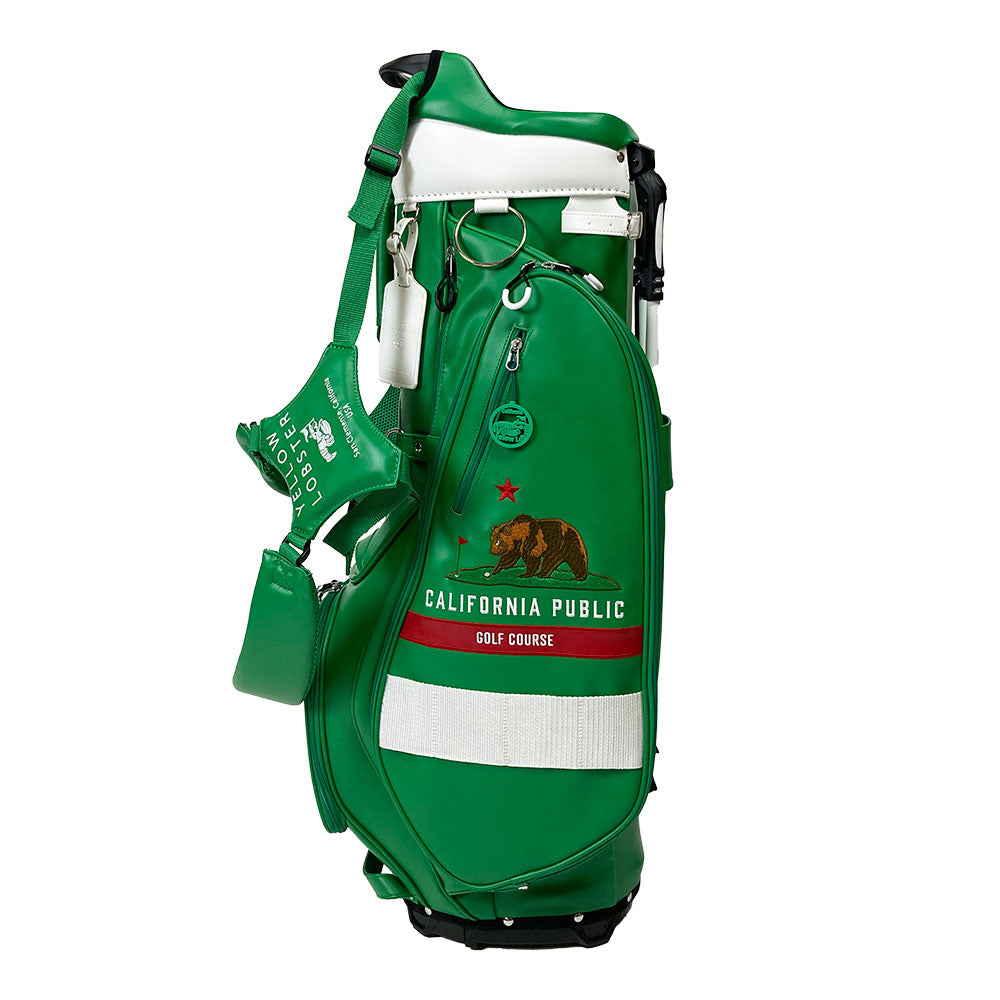 【Yellow Lobster】CADDY BAG U-LEATHER DANA POINT GREEN　(YL-CBSN105)