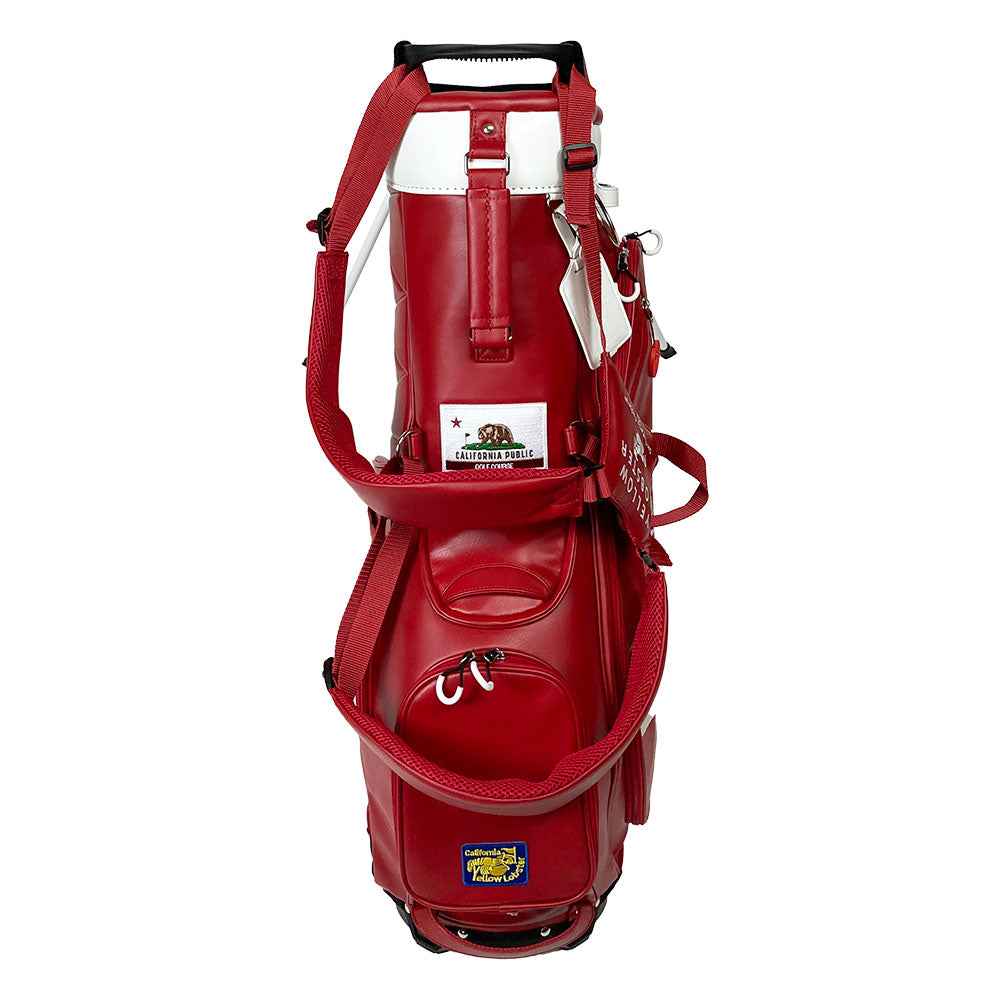 【Yellow Lobster】 CADDY BAG U-LEATHER ANAHEIM RED　(YL-CBSN105)