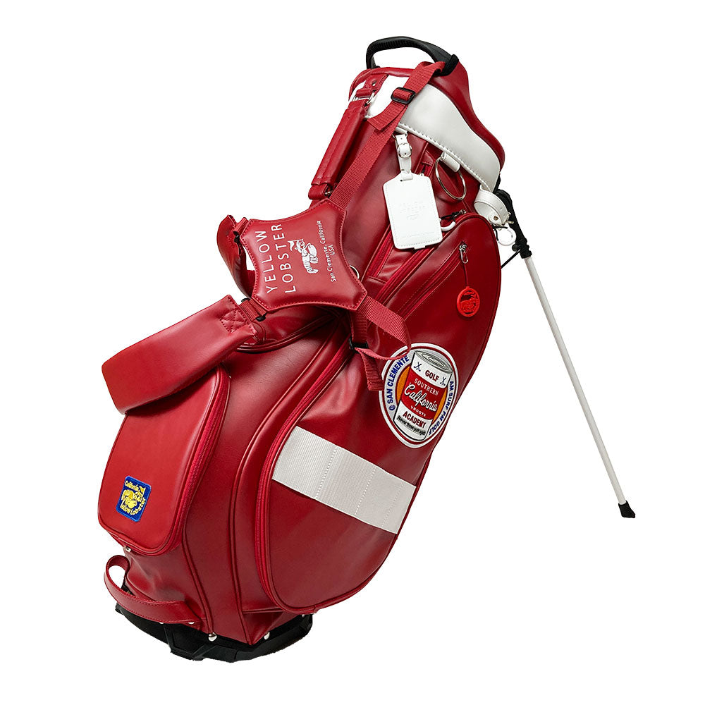 【Yellow Lobster】 CADDY BAG U-LEATHER ANAHEIM RED　(YL-CBSN105)