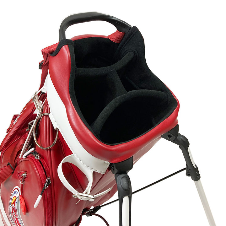 【Yellow Lobster】 CADDY BAG U-LEATHER ANAHEIM RED　(YL-CBSN105)