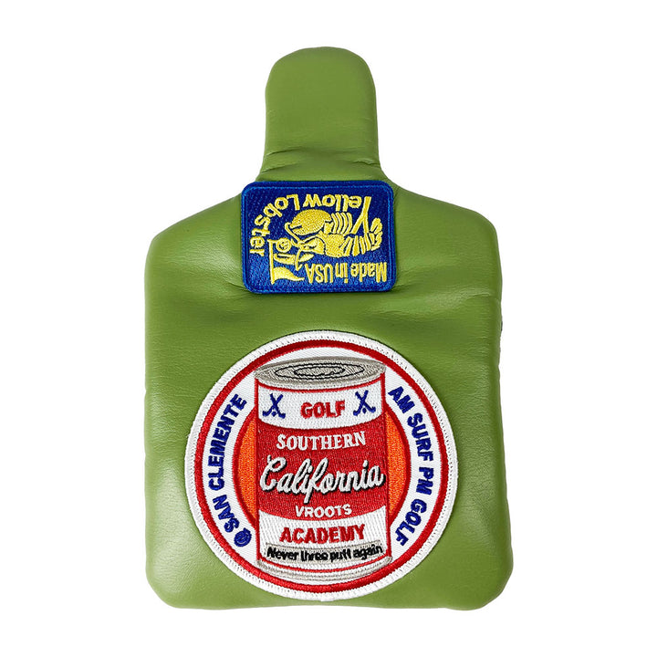 【Yellow Lobster】ネオマレット型 パター用カバー Putter Cover -Encinitas Grass- YL-PTCM002MS-EG