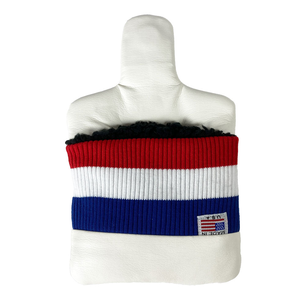 【Yellow Lobster】ネオマレット型 パター用カバー Putter Cover -Newport White-YL-PTCM002MS-NW