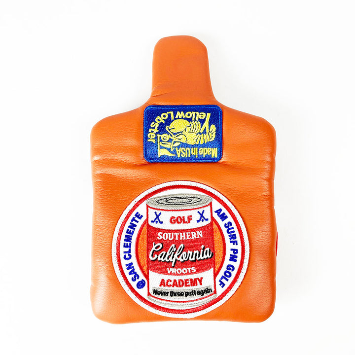 【Yellow Lobster】ネオマレット型 パター用カバー Putter Cover -Laguna Orange-YL-PTCM002MS-OR