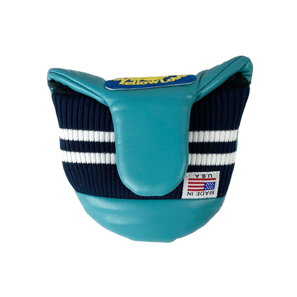 【Yellow Lobster】マレット型 パター用カバー Putter Cover -Oceanside Blue- YL-PTCM003MR-BL
