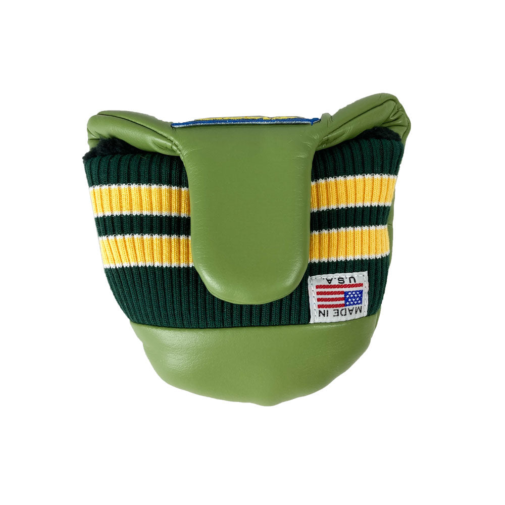 【Yellow Lobster】マレット型 パター用カバー Putter Cover -Encinitas Grass- YL-PTCM003MR-EG