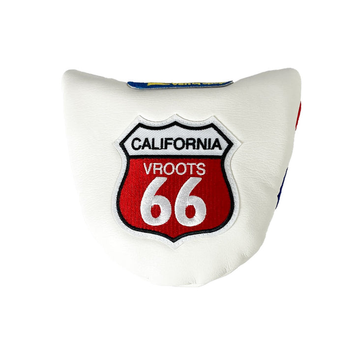 【Yellow Lobster】マレット型 パター用カバー Putter Cover -Newport White-YL-PTCM003MR-NW