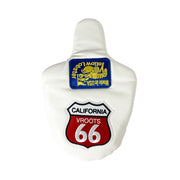 【yellow lobster】マレット型 パター用カバー Putter Cover -Newport White-YL-PTCM003MR-NW