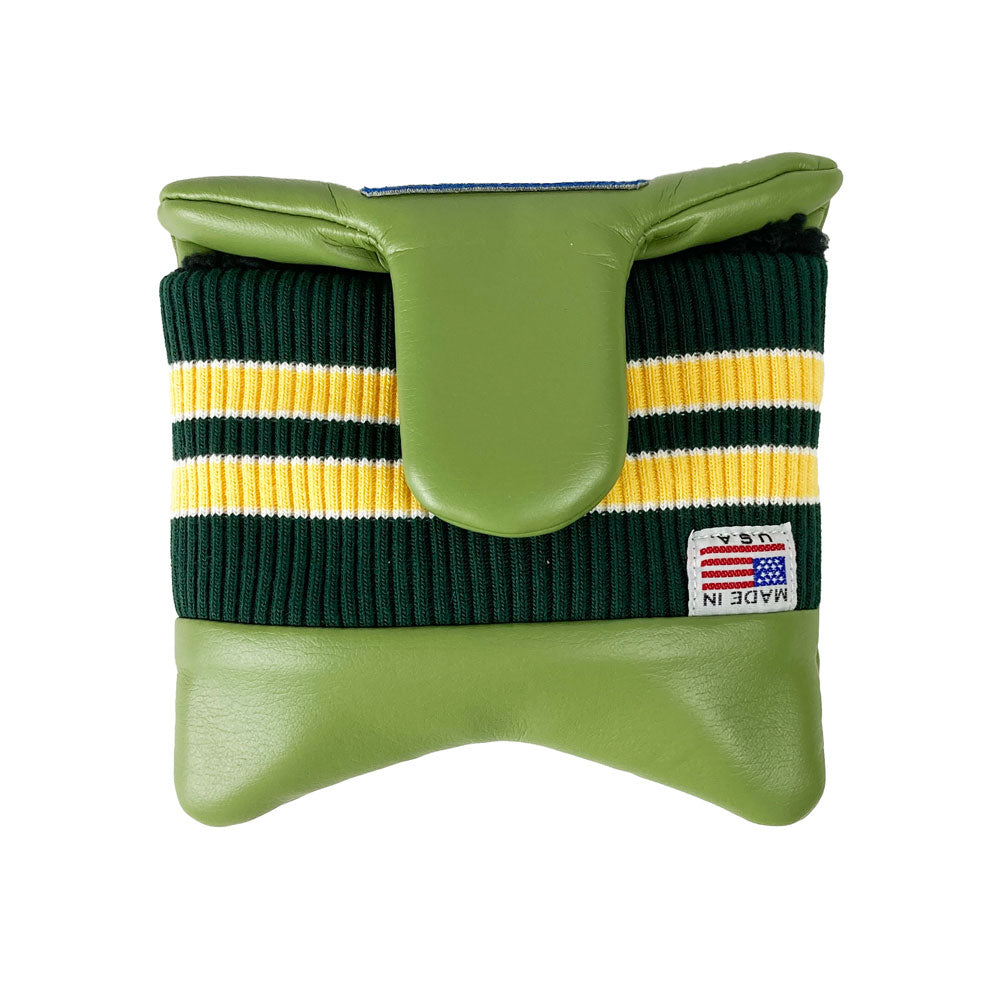 【Yellow Lobster】ネオマレット型 パター用カバー フィッシュテール Putter Cover -Encinitas Grass- YL-PTCM004MF-EG