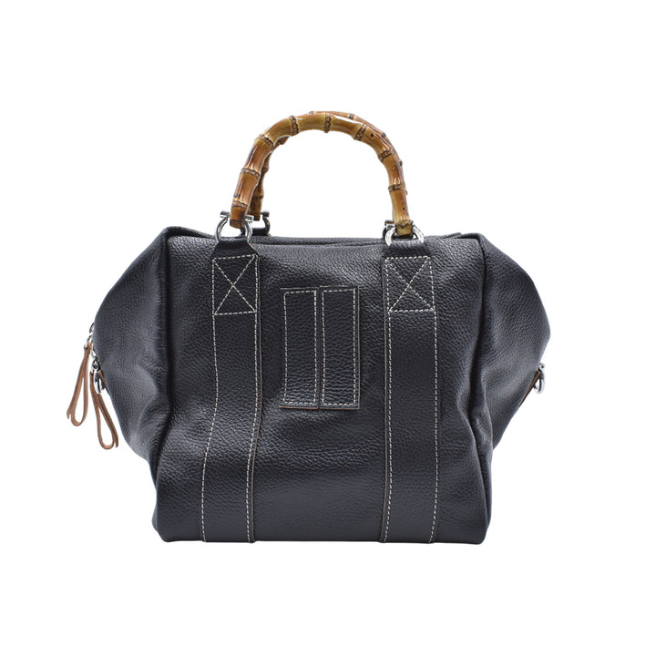 [MANIKOMIO DSGN] LADY24 / BAMBOO LEATHER BLACK