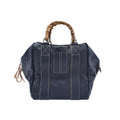 【MANIKOMIO DSGN】LADY24 / BAMBOO LEATHER NAVY BLUE