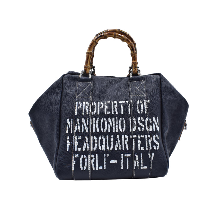 [MANIKOMIO DSGN] LADY24 / BAMBOO LEATHER NAVY BLUE