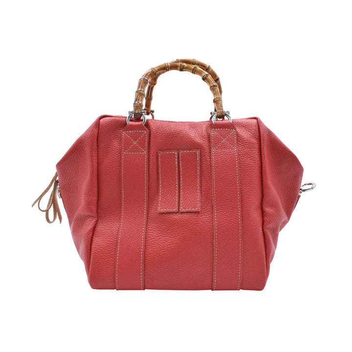 [MANIKOMIO DSGN] LADY24 / BAMBOO LEATHER RED