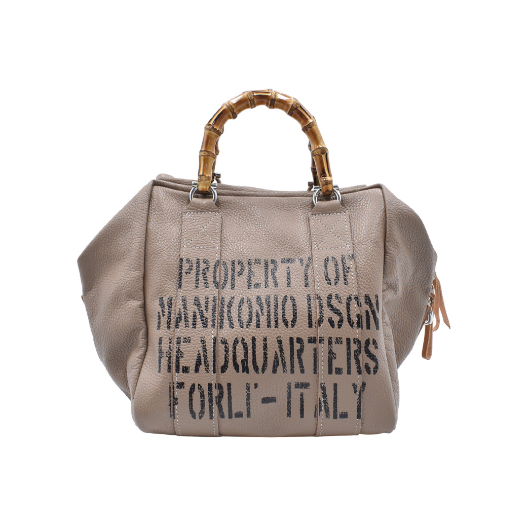 [MANIKOMIO DSGN] LADY24 / BAMBOO LEATHER TAUPE