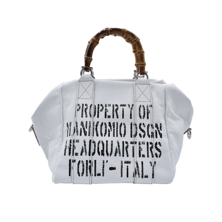 [MANIKOMIO DSGN] LADY24 / BAMBOO LEATHER WHITE