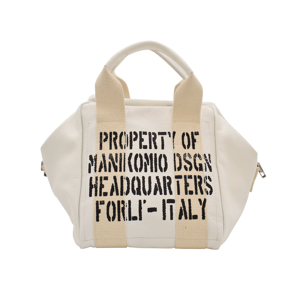 [MANIKOMIO DSGN] LADY24/ GENUINE LEATHER ALL WHITE