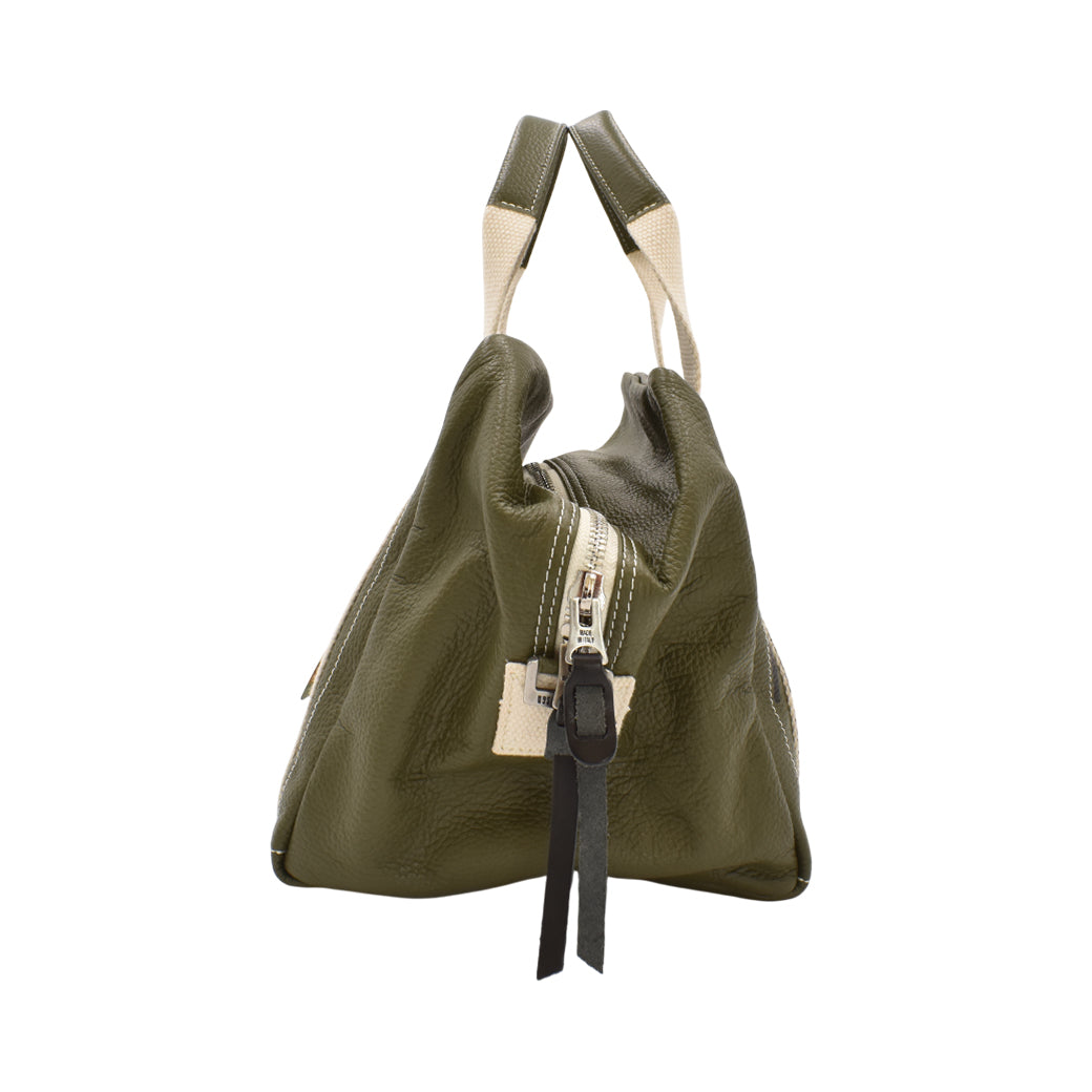 [MANIKOMIO DSGN] LADY24/ GENUINE LEATHER MILITARY GREEN