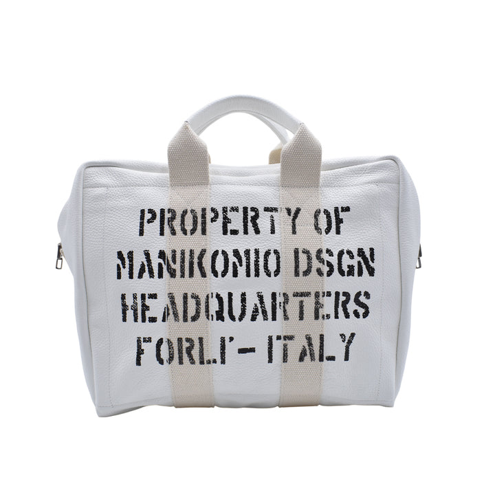 [MANIKOMIO DSGN] "38" / GENUINE LEATHER ALL WHITE