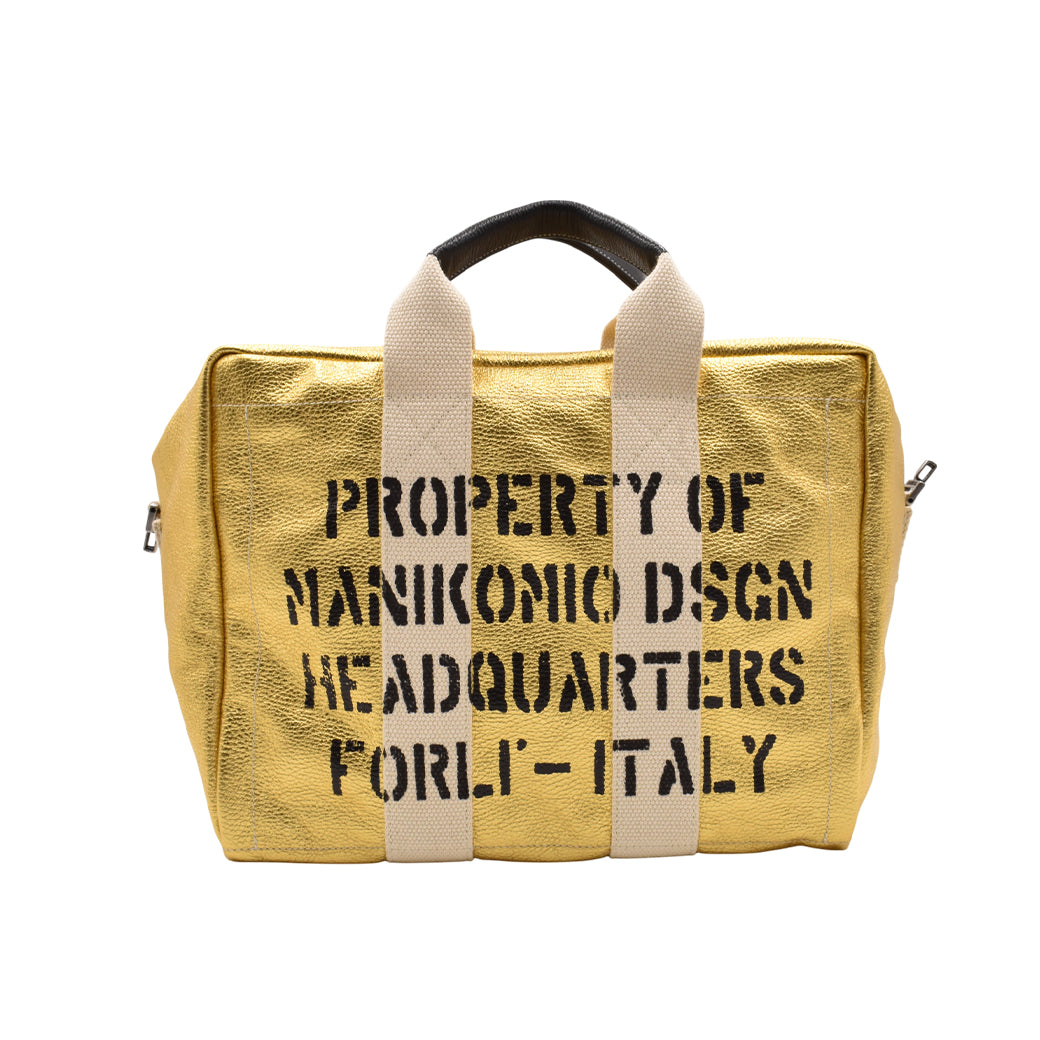 [MANIKOMIO DSGN]"38" / GENUINE LEATHER GOLD
