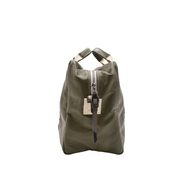 [MANIKOMIO DSGN]"38" / GENUINE LEATHER MILITARY GREEN