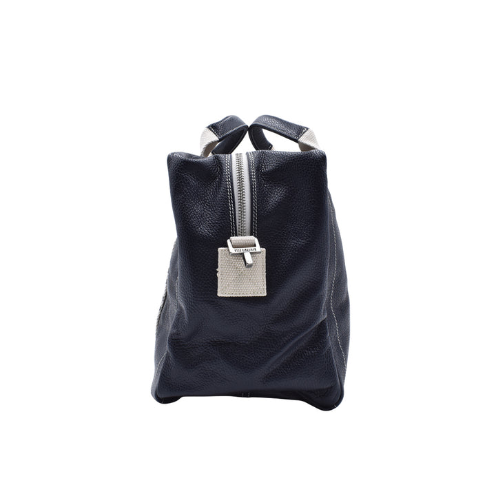 [MANIKOMIO DSGN]"38" / GENUINE LEATHER NAVY BLUE