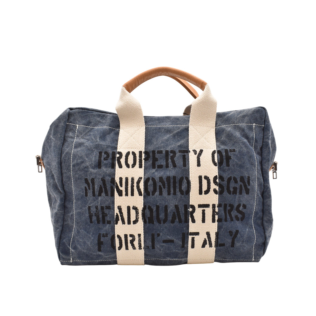 【MANIKOMIO DSGN】 "38" / HERITAGE OLONA COTTON  NAVY BLUE