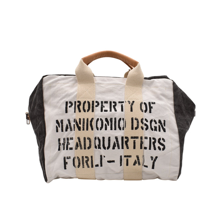 [MANIKOMIO DSGN] "38" / HERITAGE OLONA COTTON OFF WHITE/BLACK