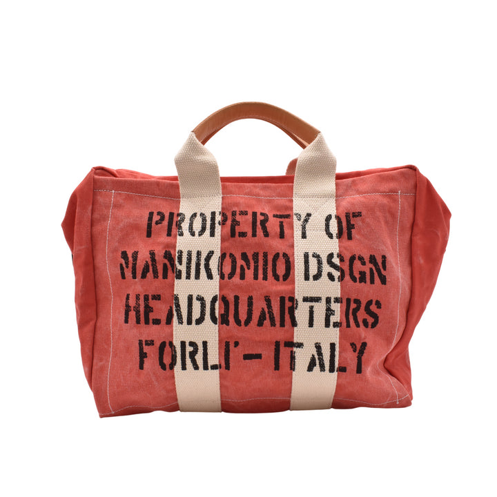 【MANIKOMIO DSGN】  "38" / HERITAGE OLONA COTTON  RED